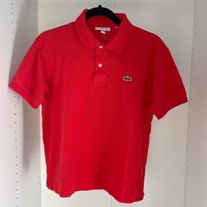 Men’s Lacoste Red Polo Shirt